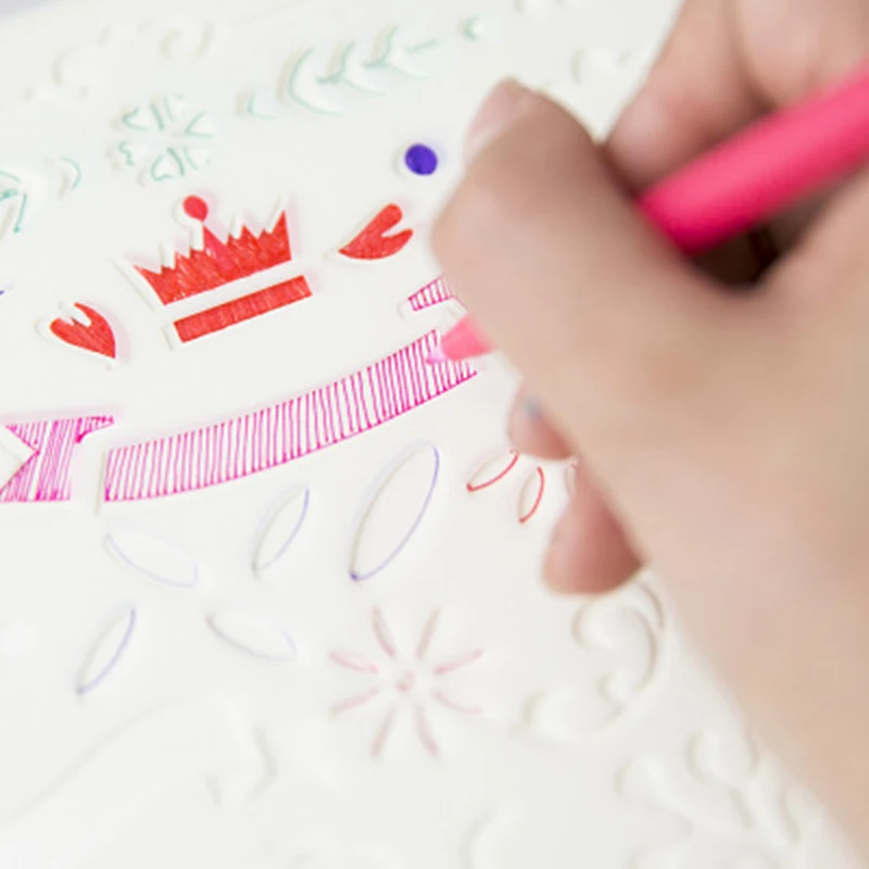 Ремесла Скрапбукинг Стикеры принадлежности арт трафаретов планировщик трафарет