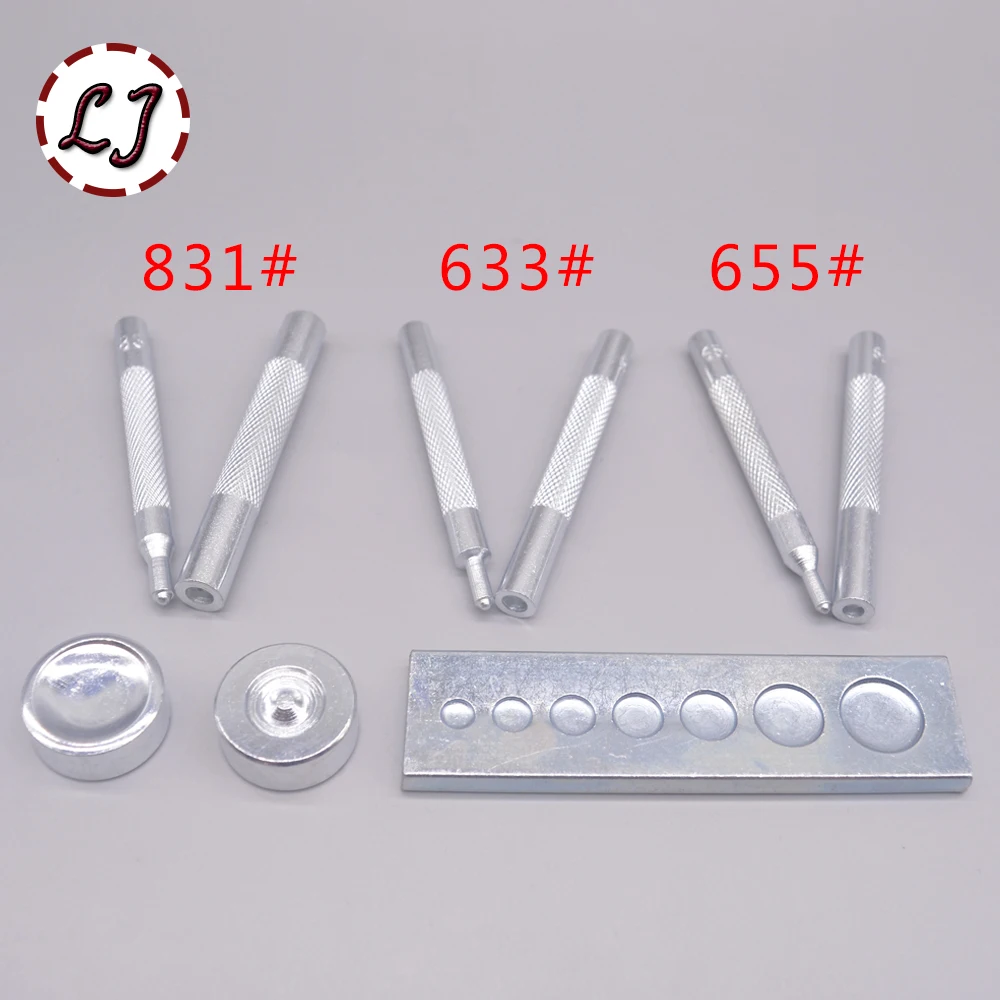 Metal Snap Fasteners Press Studs Button tools Punch Installation Leather Crafts Tool Hand Set handmade DIY Accessory | Дом и сад