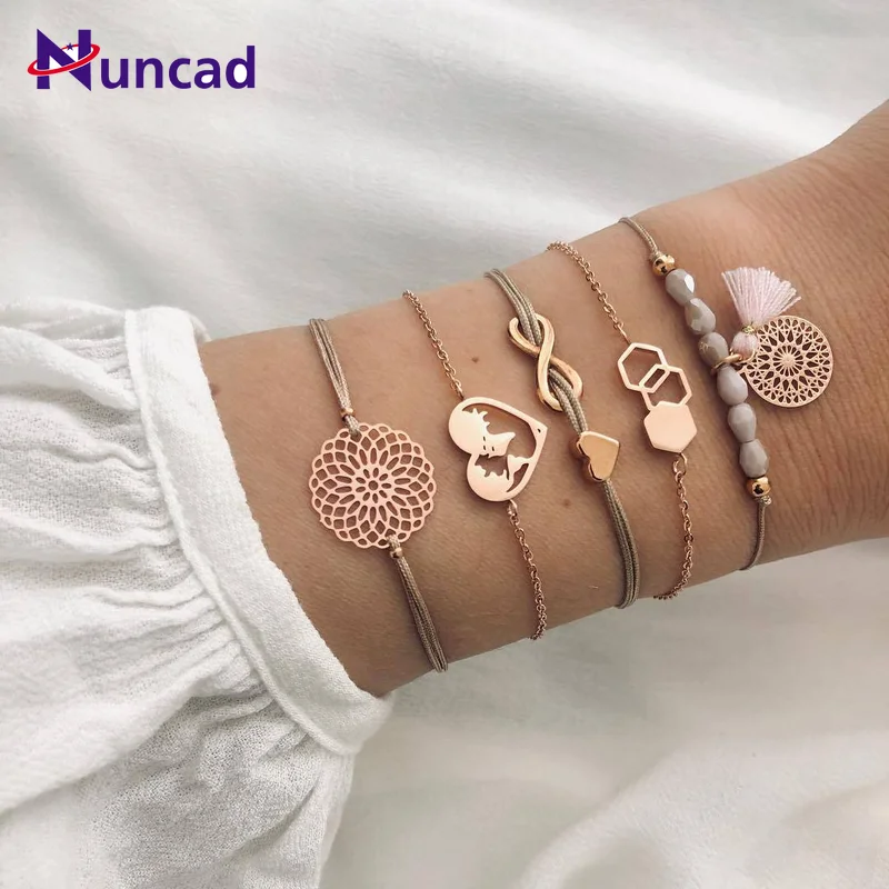 Креативный модный веревочный браслет ручной работы 8 слов любовь индивидуальная