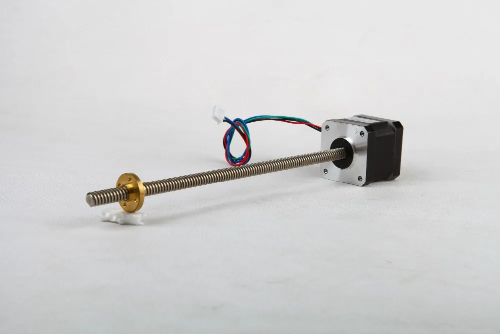 

Linear &screw Motor! Wantai 1pc Nema 17 Stepper Motor 312mm stroke travel copper nut DIY CNC Robot reprap 3D printer CE ROHS
