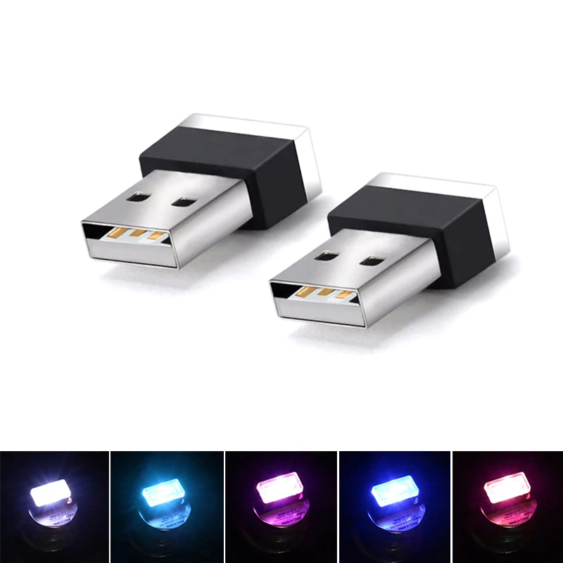 Elglux автомобильные USB светодиодные атмосферные огни декоративная лампа аварийное