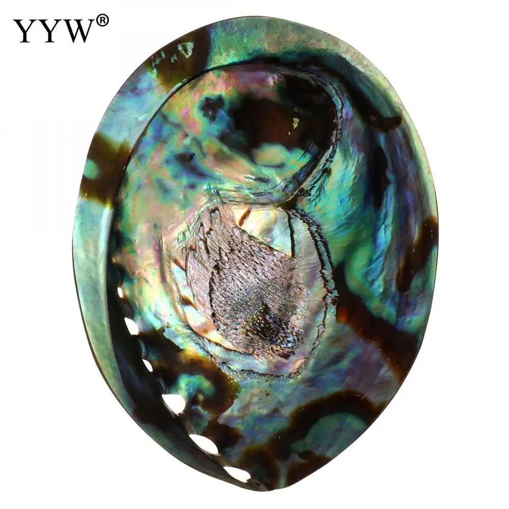 90x120x39 мм большая раковина Abalone (4-5 &quot) Радужная разноцветная овальная миска для
