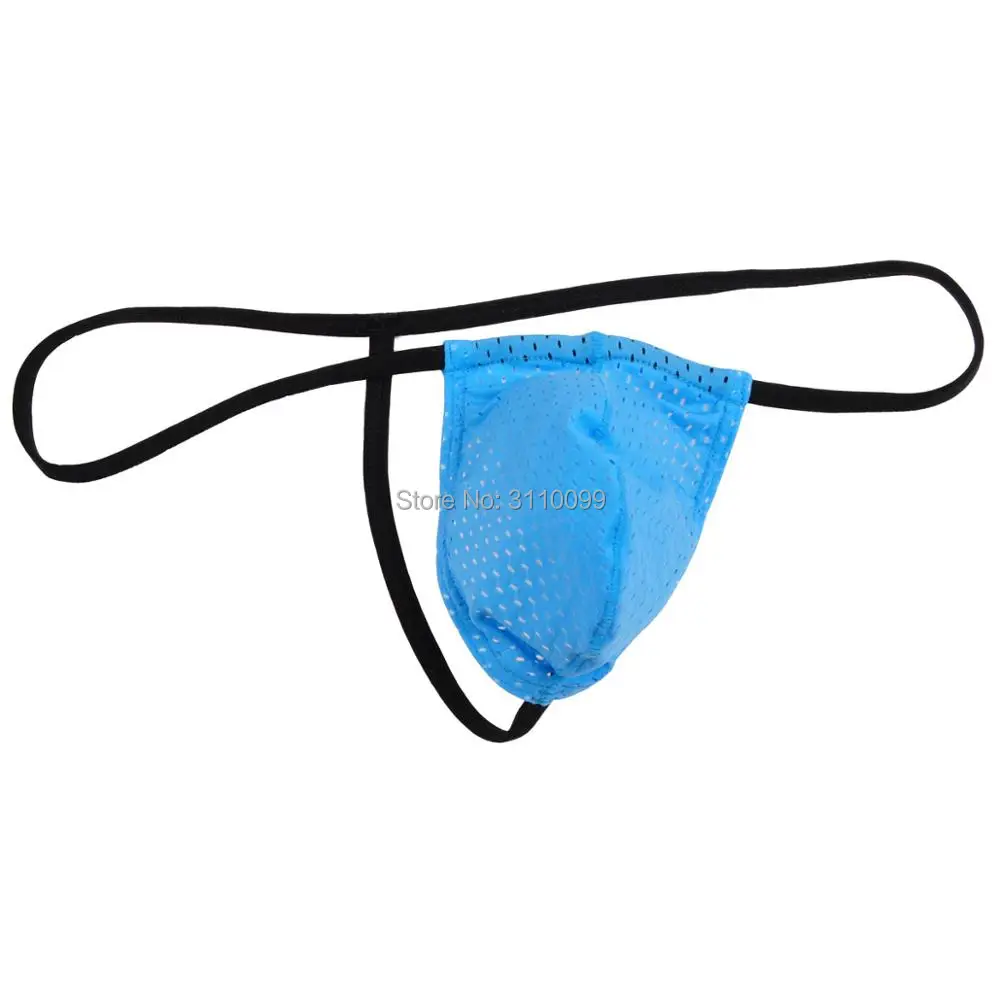 Дышащие сетчатые сексуальные бикини с дырками нижнее белье мужские стринги и g