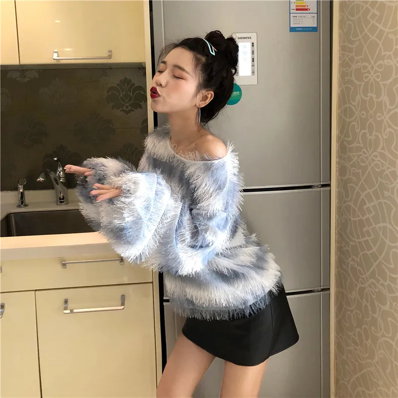 Новый корейский chic Женская одежда свободные футболки модные бренды осенний
