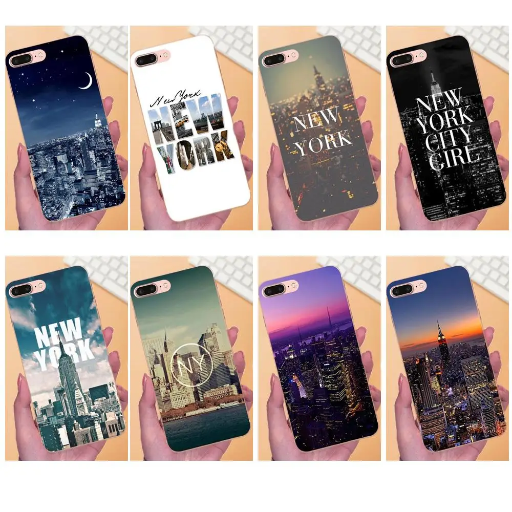 I Love New York Times Square выгодный мягкий чехол для телефона Xiaomi Redmi Note 2 3 3S 4 4A 4X 5 5A 6 6A Pro