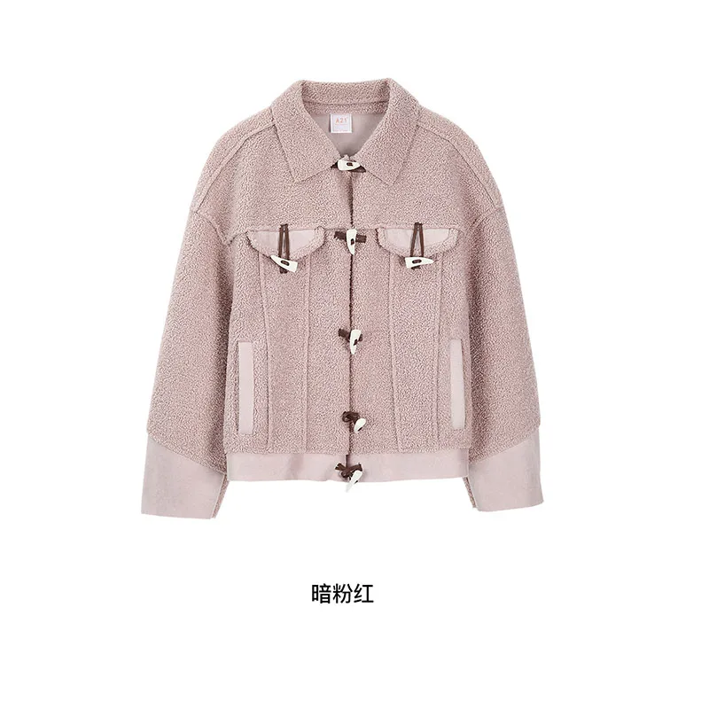 2018 пальто из искусственной овчины женские толстые замшевые куртки осенне зимние