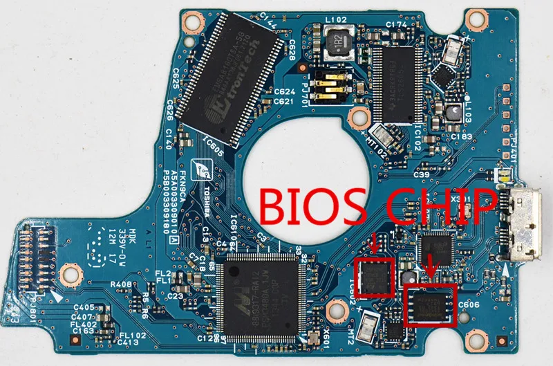 Toshiba USB3.0 жесткая печатная плата драйвера HDD PCB/MQ01UBB200 MQ01UBB150/G003309A
