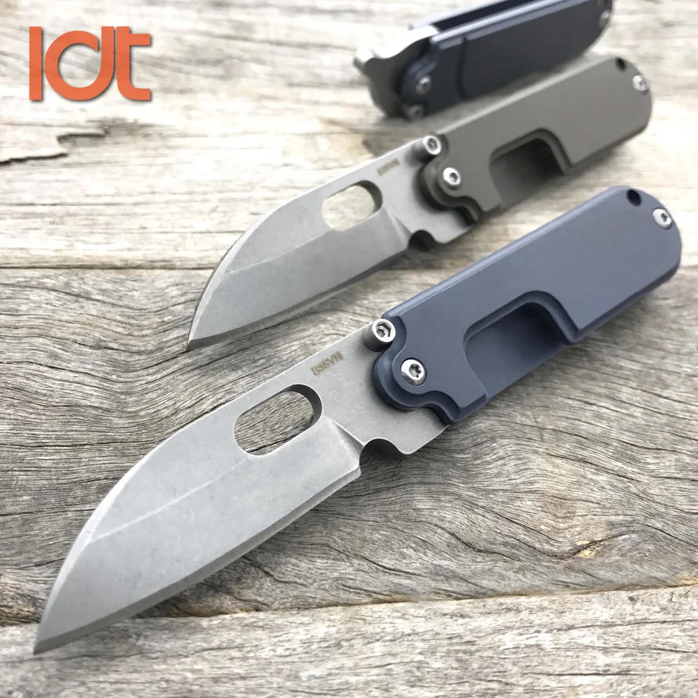 Складной мини нож LDT S35VN титановая ручка карманный для кемпинга охоты спасения