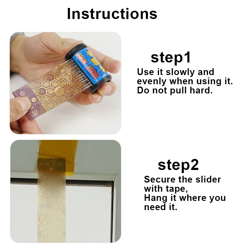 Fly липкая бумажная полоса двухсторонняя остановка москитная ловушка для