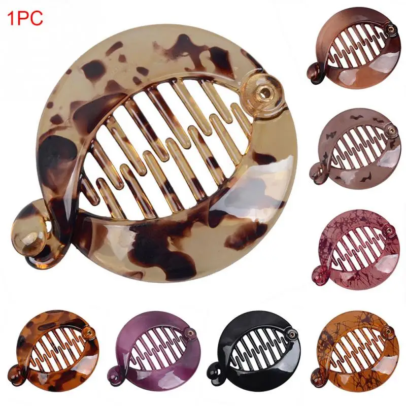 Винтажный банановый заколка держатель из смолы аксессуары зажим для волос