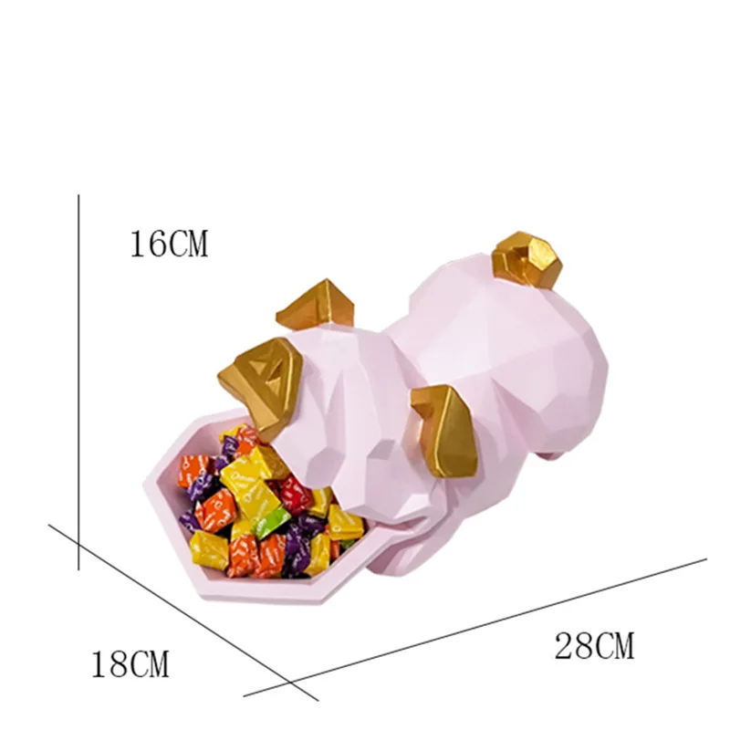 

Creative Pig Candy Box Decoration Lucky Pig Creative Entrance Concealer Disk Door Shoe Cabinet Key Storage Box Best Gift