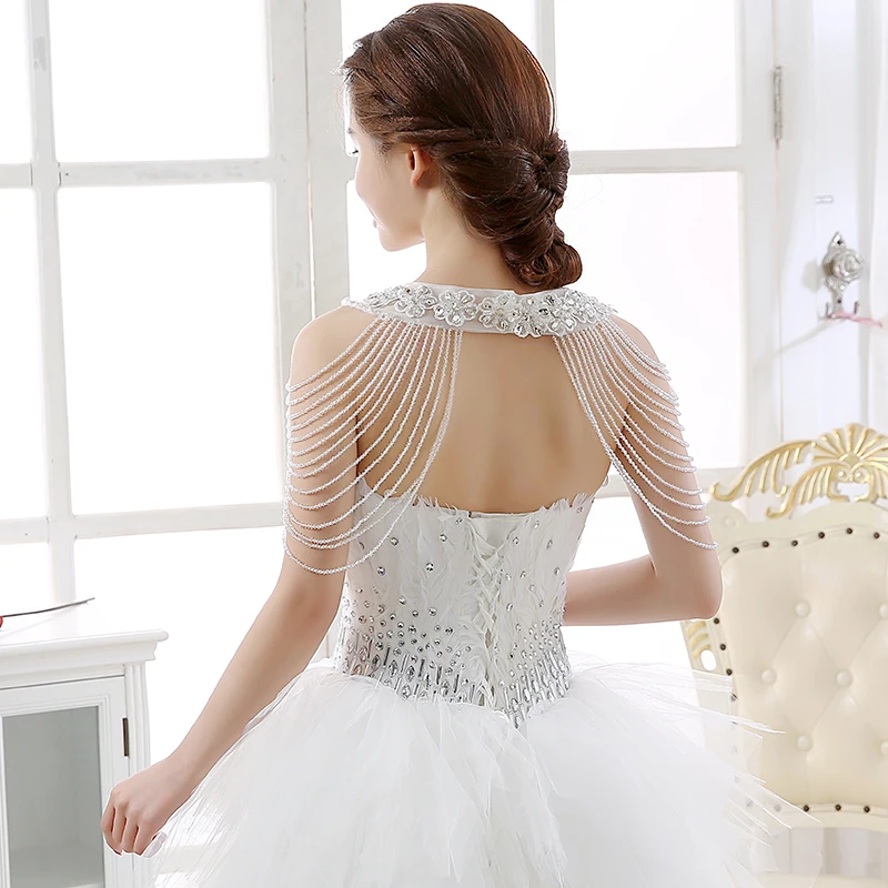 Накидка из жемчуга под вечернее платье 2017 бесплатная доставка|bolero jacket|wedding wrapspearl