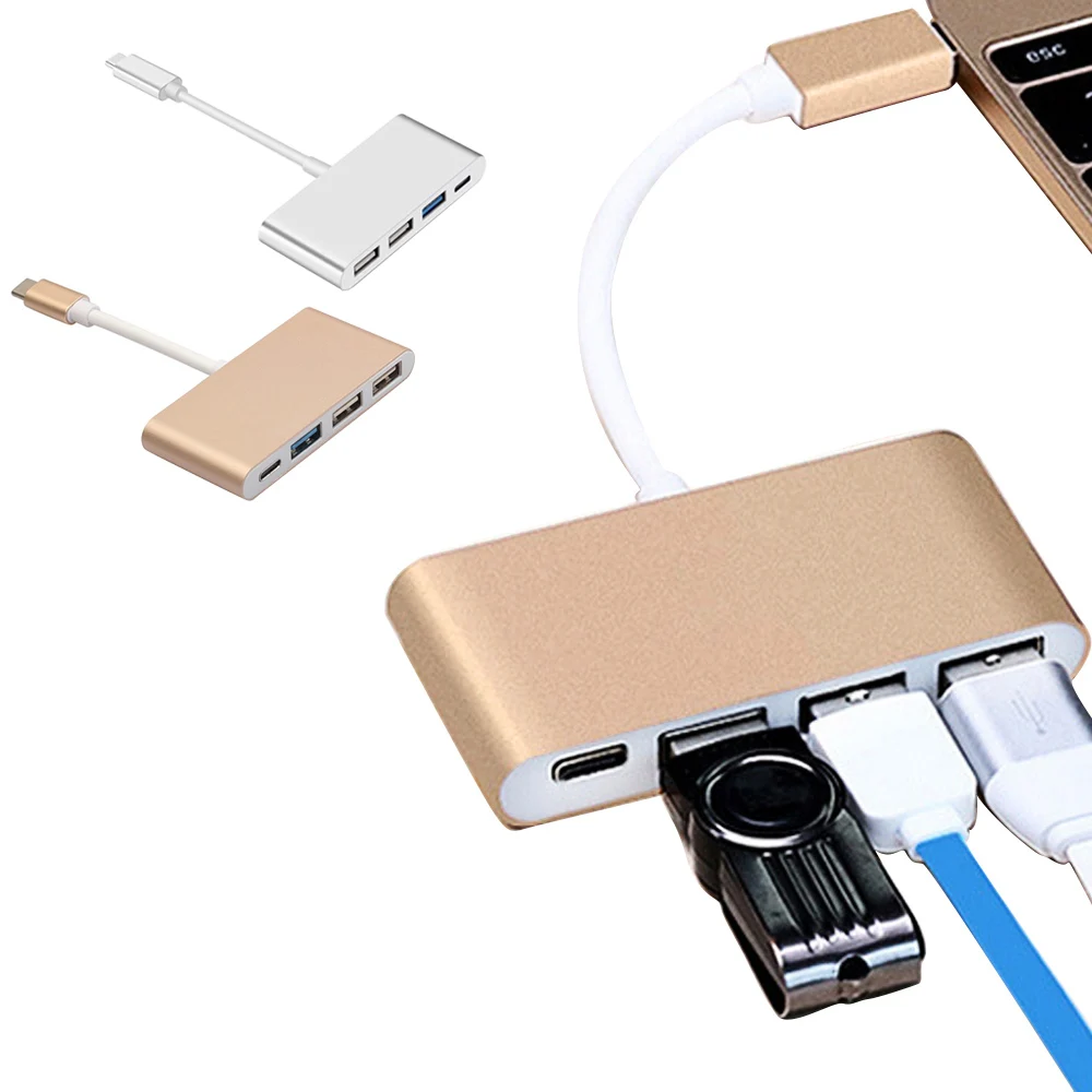 VONETS 4 в 1 несколько Тип C USB 3 0 USB2.0 Порты и разъёмы зарядки преобразователь