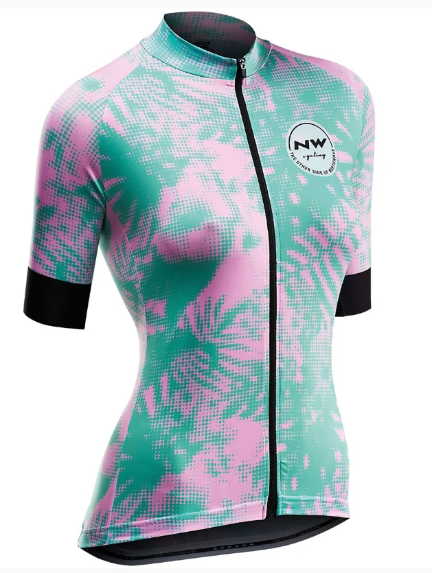 Jerseys NW, новинка, Женский комплект из Джерси для велоспорта, одежда с коротким рукавом, быстросохнущая, профессиональная команда, MTB, велосипедный, дорожный, для езды, одежда, Northwave - Цвет: Jerseys