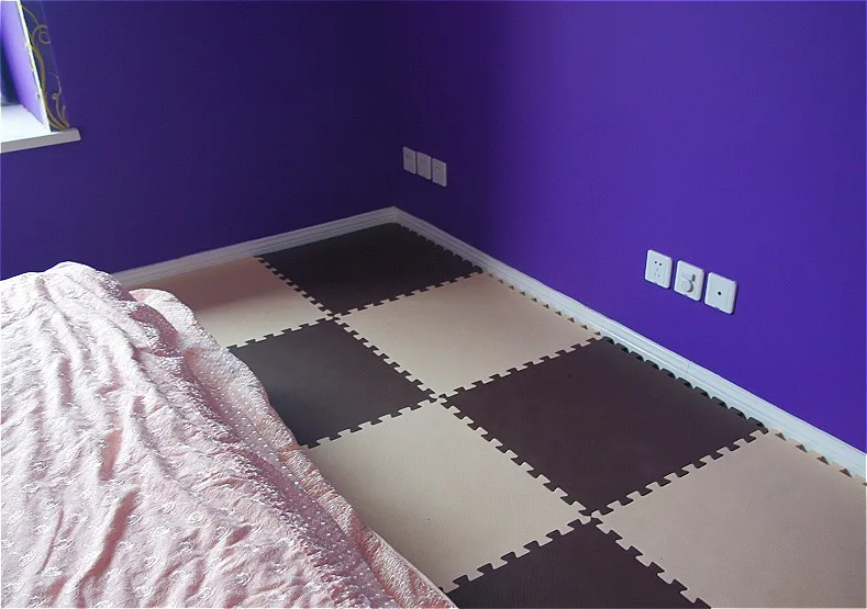 60x60x1,0 см EVA пазл для детей Ползания, Обычный коврик с краями