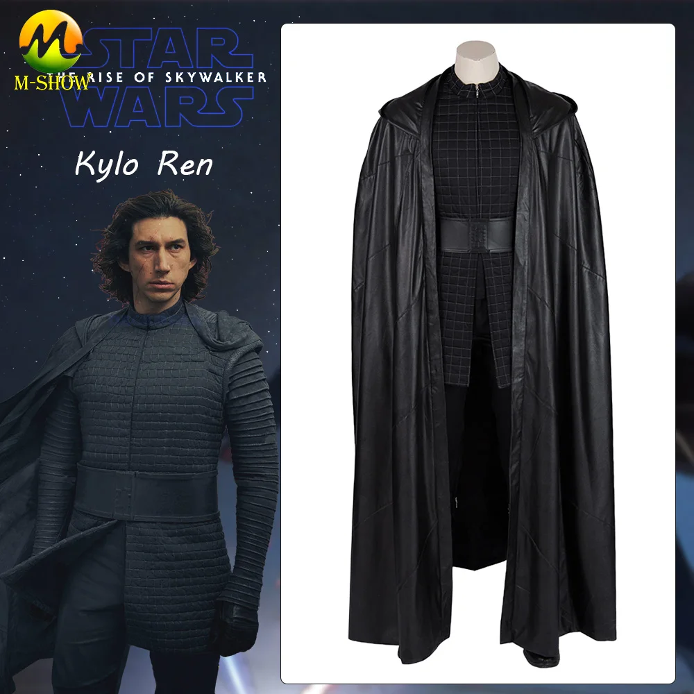Фильм Звездные войны 9 подъем Скайуокера Kylo Ren Косплей Костюм Хэллоуин костюм для мужчин индивидуальный заказ