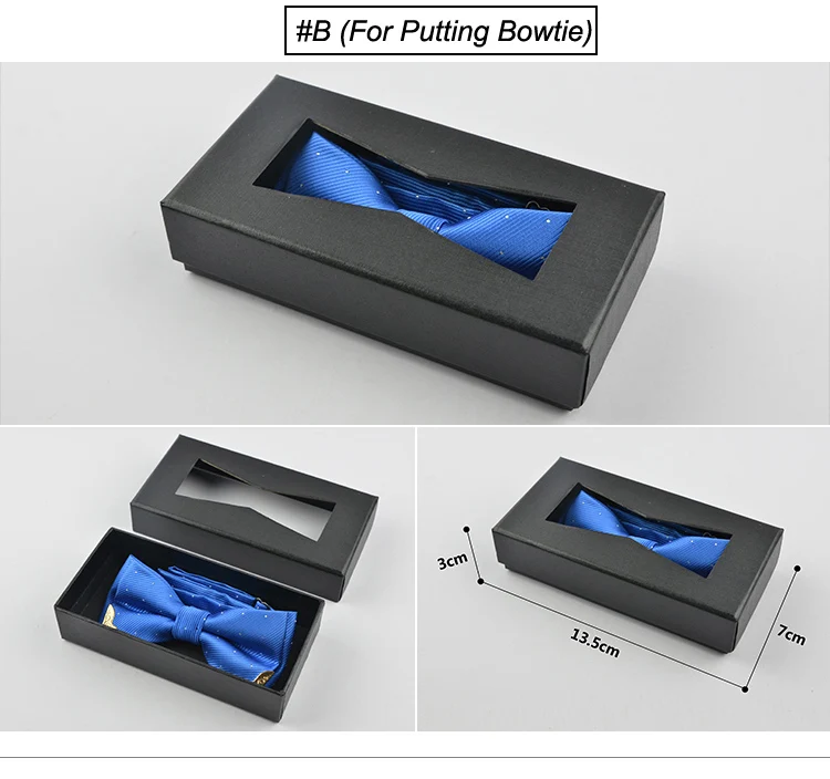 Различные стили красивая подарочная коробка для сдачи Галстук Bowtie Коробки - Цвет: B