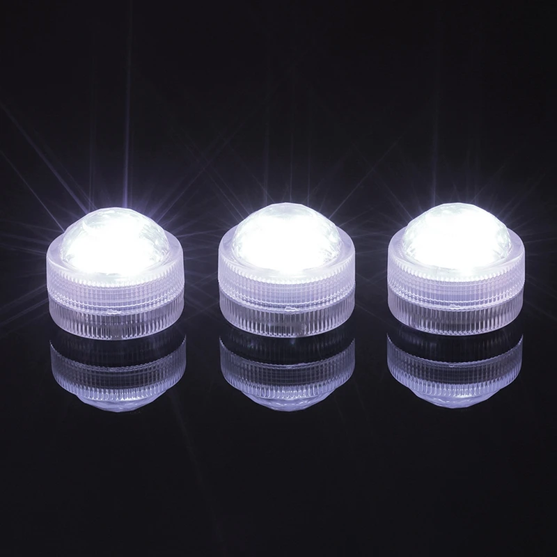 10 шт. лампа для ванны с дистанционным управлением мини открытый RGB погружной