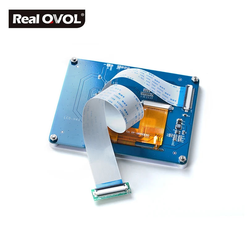 RealQvol FriendlyARM H43, 4,3 дюймов сенсорный экран Сопротивление сенсорный дисплей, для TINY6410 MINI6410 TINY210 MINI210S Nanopi NanoPC