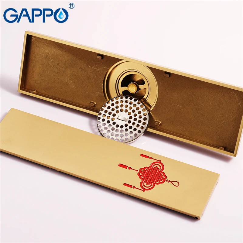 GAPPO Drains recgangle bathroom floor drain cover anti-odor shower drains stopper room | Обустройство дома