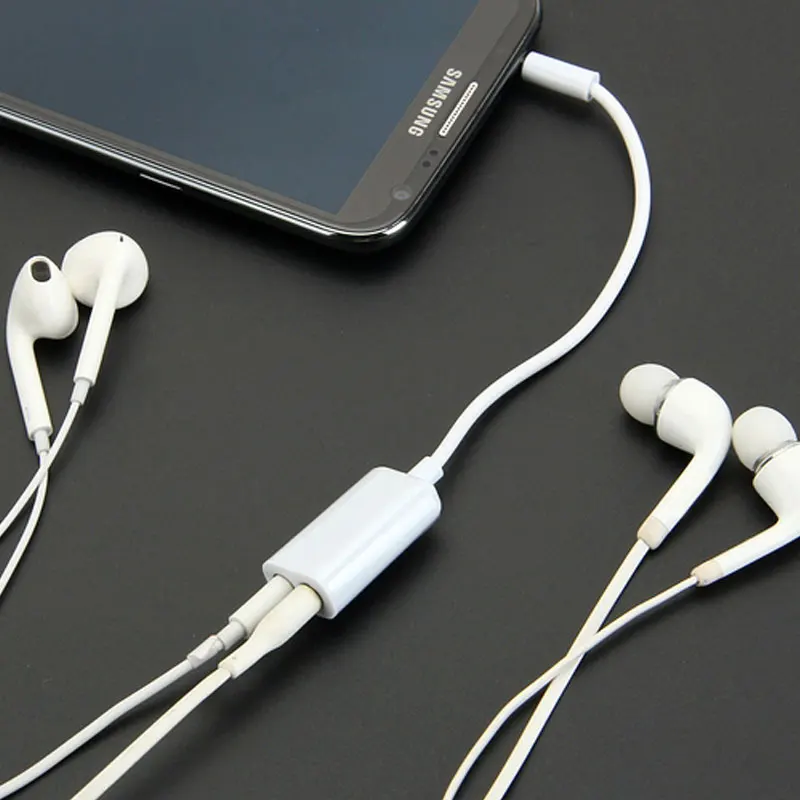 Разъем 3 5 мм для Dual кабель мужчин и женщин аудио наушников разветвитель адаптер