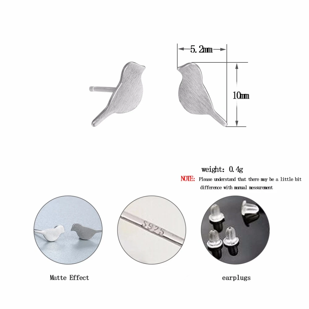 Cxwind Bird Earring Stud Cute Animal Earrings Wholesale Cheap Engagement Women 2019 New Gift | Украшения и аксессуары