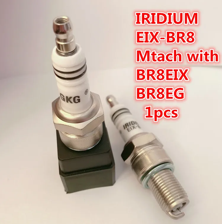 Горячая GKG Iridiuum Свеча зажигания EIX BR8 1 шт. для BR8ES BR8EIX BR8EG BR8ECS 11 IW01 24 IW24 W24ESR WR4CC WR4CP F8RC