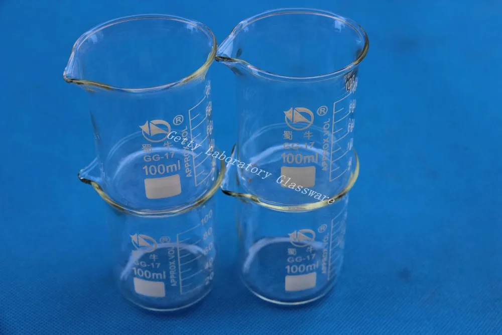 Лабораторный стеклянный шейкер 100 мл 4 шт./лот|lot lot|lot 100beaker lab |