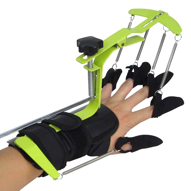 Для Apoplexy инсульта Hemiplegia пациента сухожилия ремонт рук физиотерапия, восстановление тренировки динамического запястья пальца ортеза