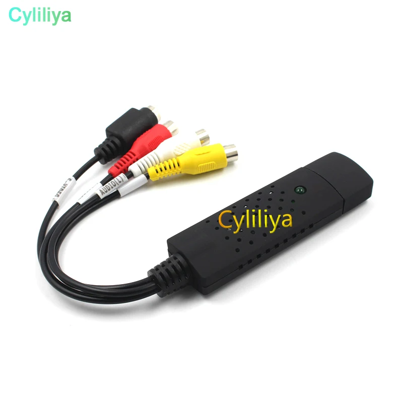 100set USB 2.0 DC60 Tv dvd to vhs Converter video Capture adapter card Audio AV for vista win8 win7 XP Fast | Электроника
