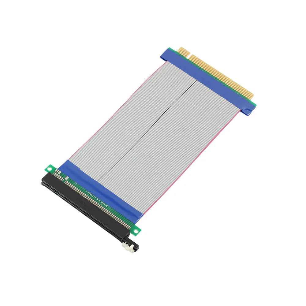 Новое поступление PCI E Express 16X до 16x удлинитель для мужчин и женщин ленточный кабель