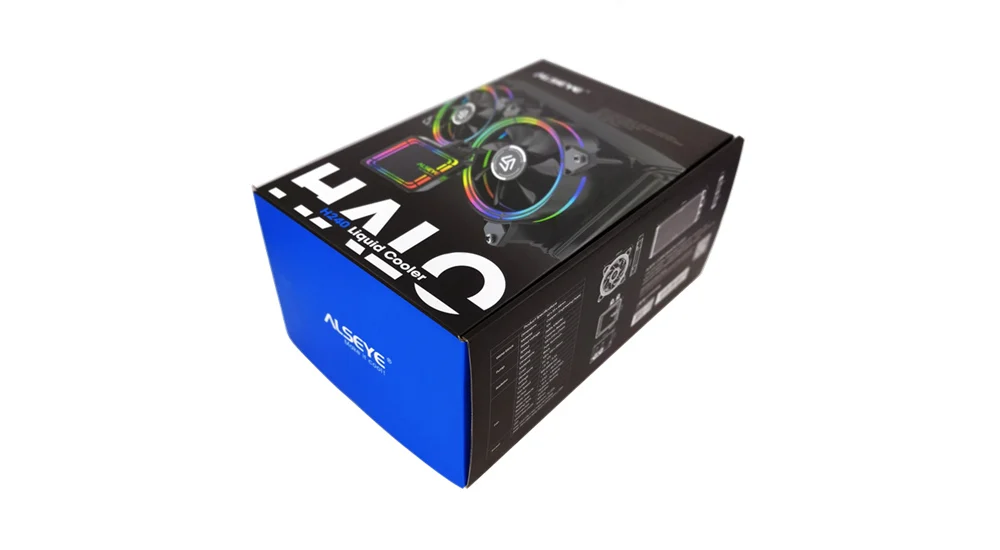 ALSEYE H240 водяное охлаждение RGB Вентилятор охлаждения воды 120 мм ШИМ вентилятор кулера для LGA 775/115x/ 1366/2011/AM2/AM3/AM4