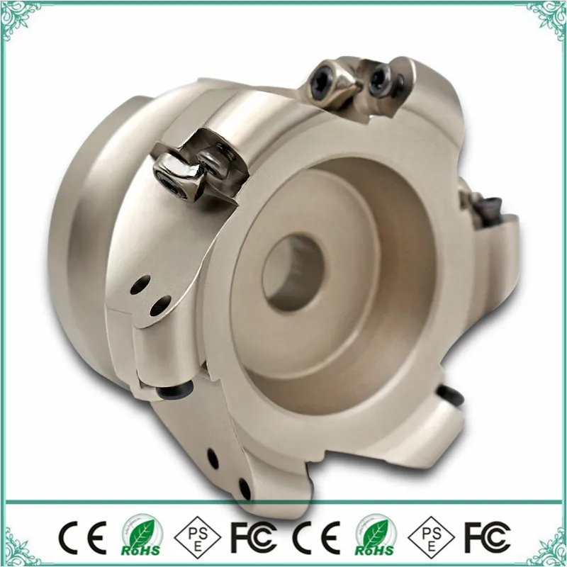 Фрезерные диски EMRW 6R 50 63 80 100 мм для RPMT1204/RPMW 1204 Тяжелая режущая плоскость R Угол ЧПУ станки, фрезерные станки