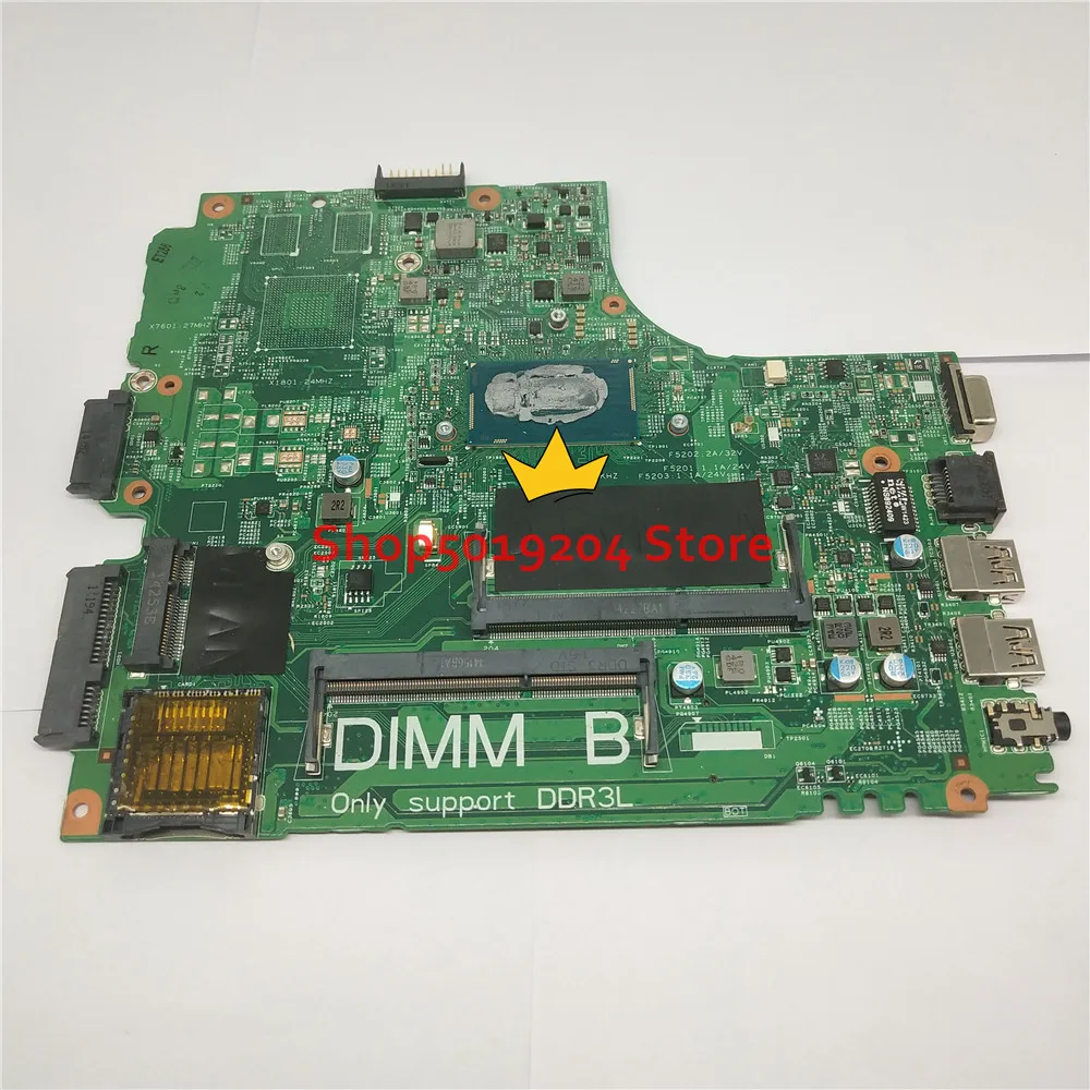 Материнская плата для ноутбука DELL Latitude 3440 L3440 с I3-4030U MB 13221-1 WVPHP DL340-HSW 0RGV81 RGV81
