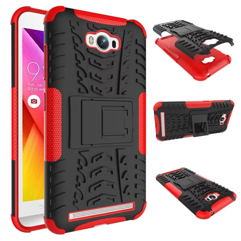 Роскошный Ударопрочный силиконовый чехол из ТПУ + жесткий для Asus Zenfone Max ZC550KL 5