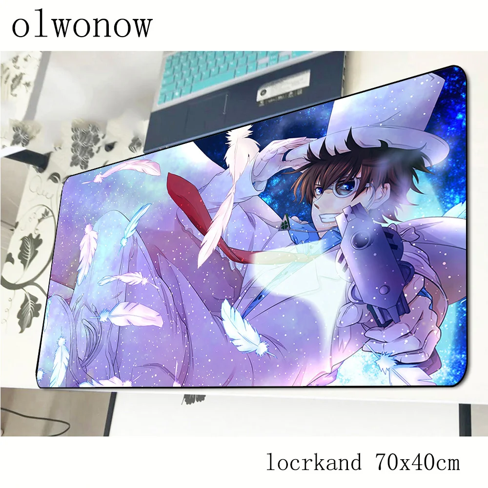 

Detective Conan mouse pad 70x40cm Personality mousepads best gaming mousepad gamer Boy Gift personalized mouse pads keyboard pad