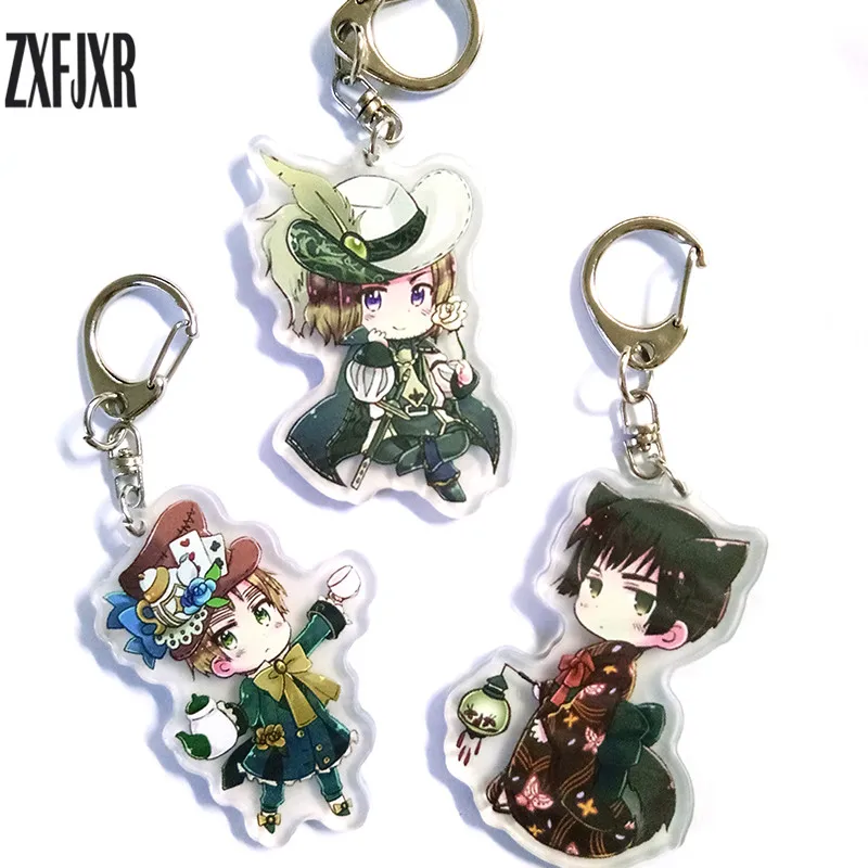Брелок Аниме 3 шт./компл. Подвесные Брелки Axis Powers Hetalia Italia Nord del deuчland Kiku Honda Francis