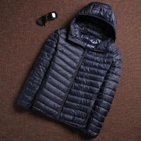2021 winter fashion brand ultra light duck down jacket mens korean streetwear feather coats stand collar warm men clothes