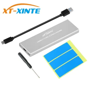 XT-XINTE для NVMe PCIE USB3.1 HDD корпус M.2 к USB Type C 3,1 M ключ SSD корпус для жесткого диска внешняя Мобильная коробка