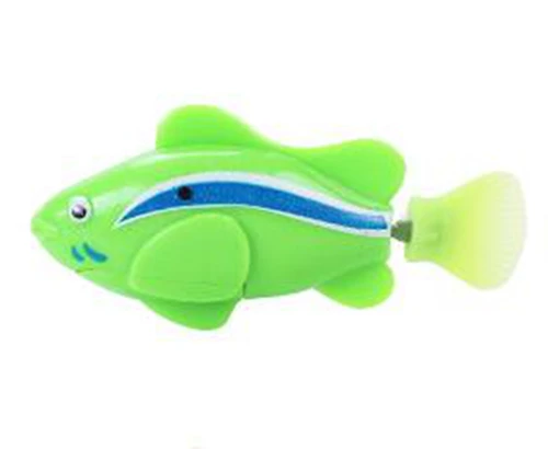 Игрушечная рыба с питанием от аккумулятора - Цвет: Clownfish Green
