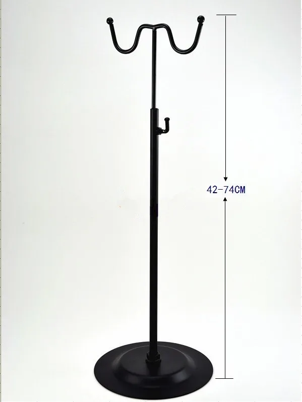 Металлические черные женские сумки регулируемая стойка для сумок стеллаж