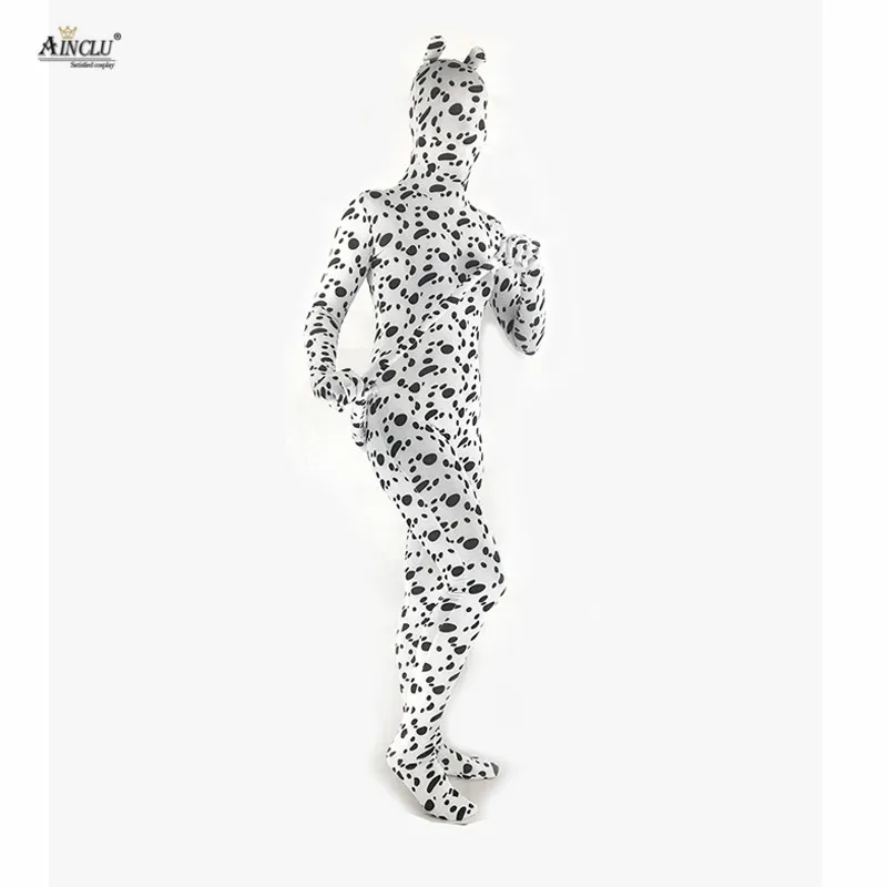 Ainclu Бесплатная доставка женский костюм Zentai из спандекса в виде животных