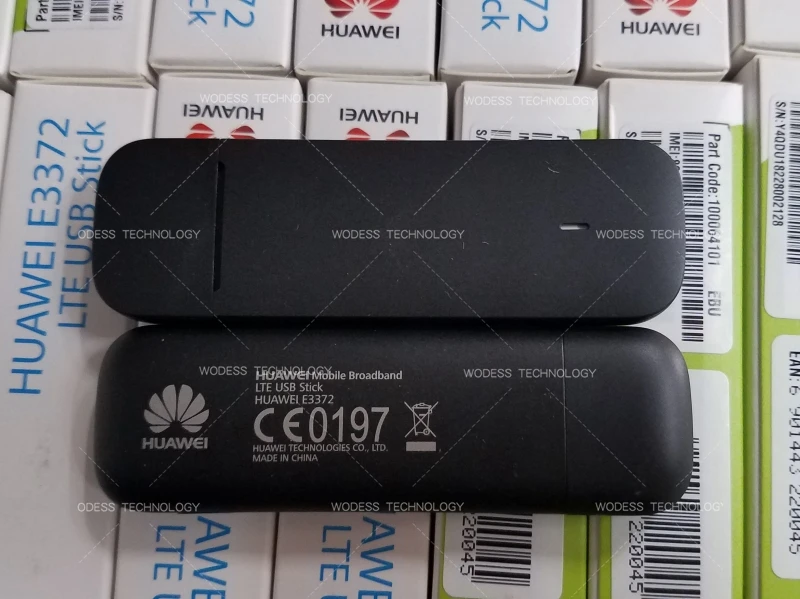 Разблокированный 150 Мбит/с LTE USB ключ Huawei E3372 LTE 4G USB модем с внешней антенной порт E3372h-607