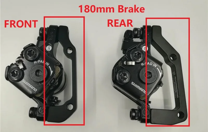 Горных велосипедов SHIMANO турнир BR TX805 M375 линия потянув дисковый тормоз 160 мм 180 диск