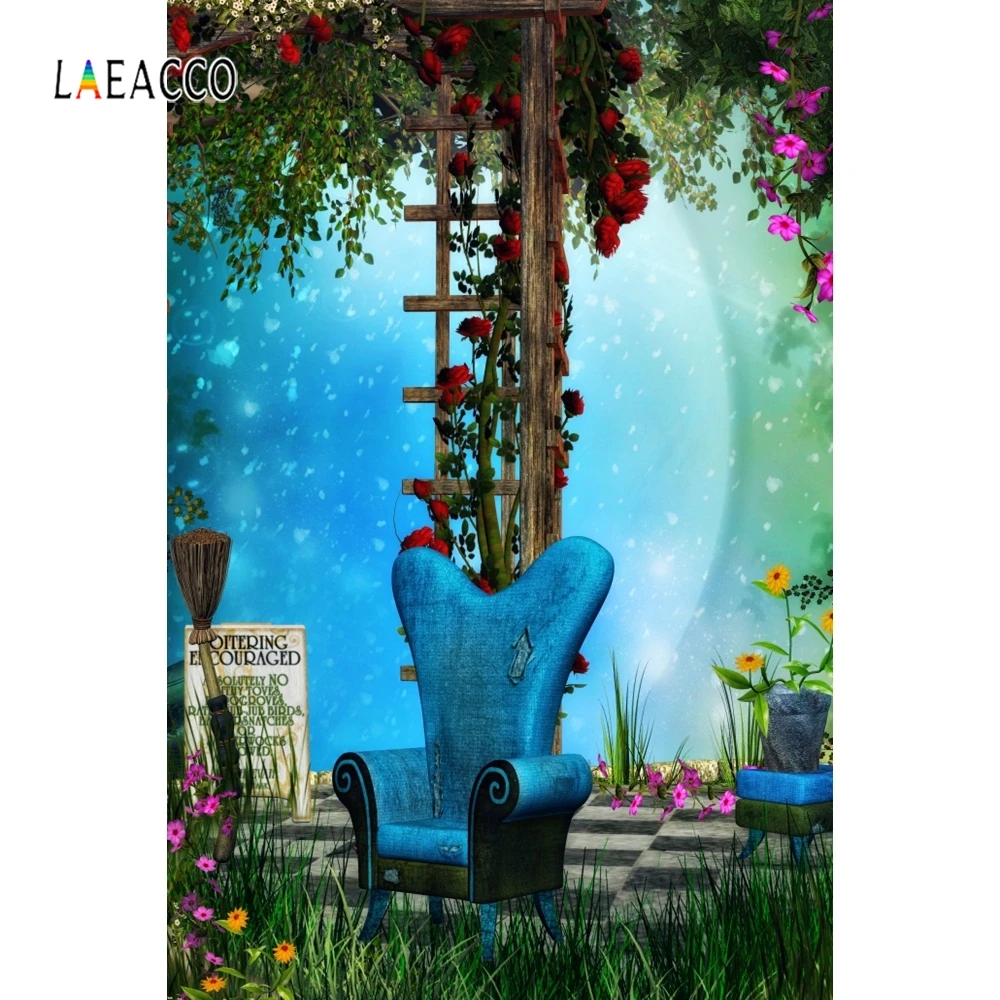 Laeacco Dreamy Jungle Rest Region Mark стул ПОРТРЕТНАЯ ФОТОГРАФИЯ фон Индивидуальные