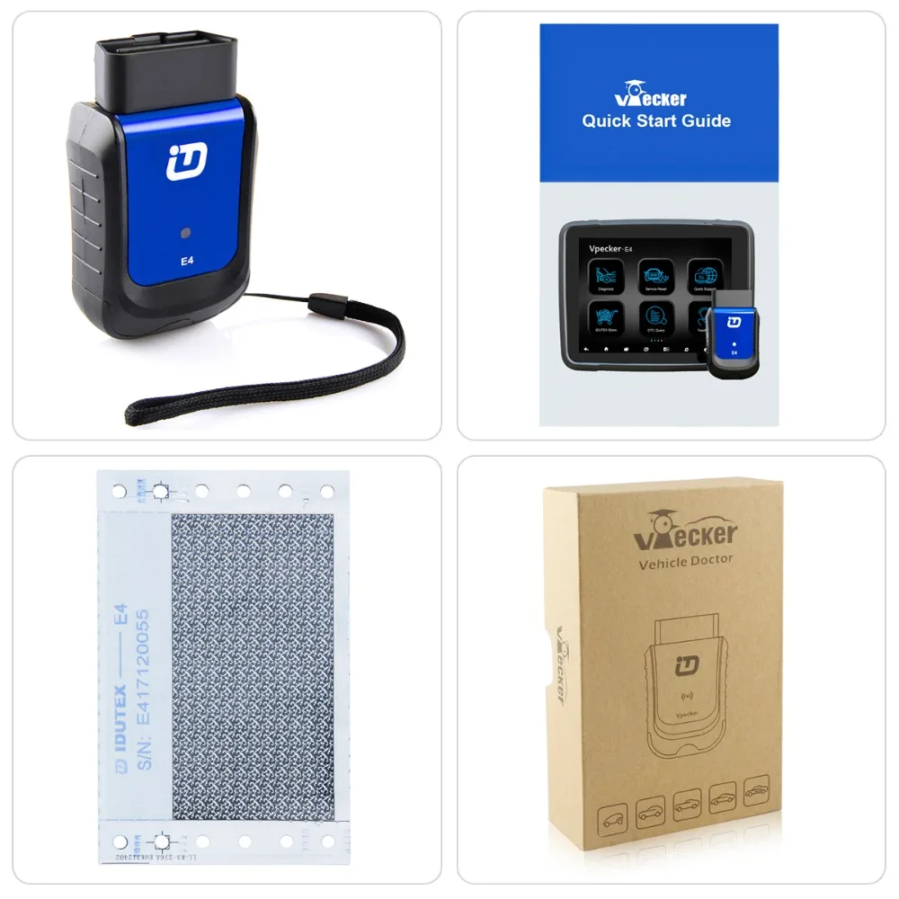 Глобальный Vpecker E4 Bluetooth полная система OBD2 диагностический инструмент