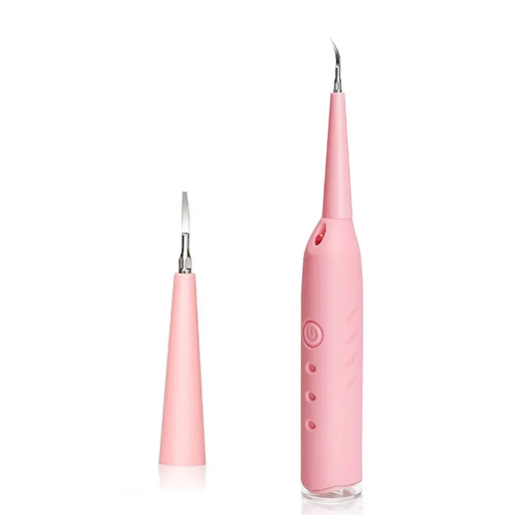 Портативный Электрический звуковой зубной скалер для удаления зубных камней от