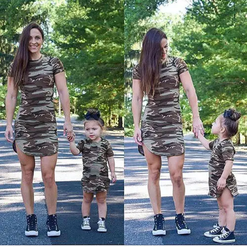 Летнее платье в полоску для матери и дочери женская пляжная одежда отпуска