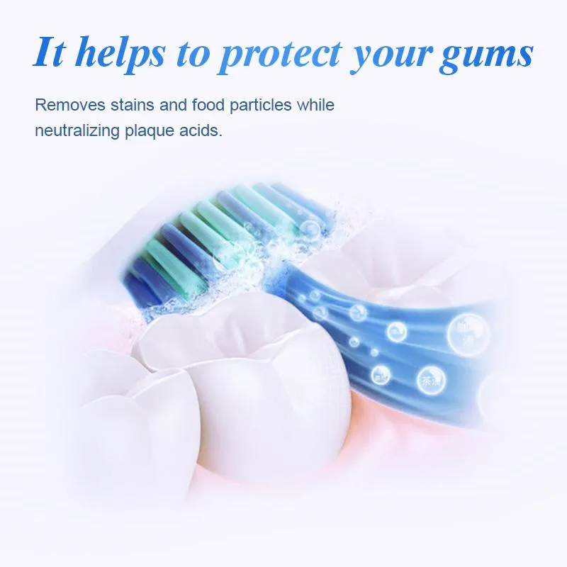 Viaty зубная паста пищевая Сода зубная паста удаление пятен отбеливание борьба с кровотечением десны Свежая Черника бутилированная зубная паста