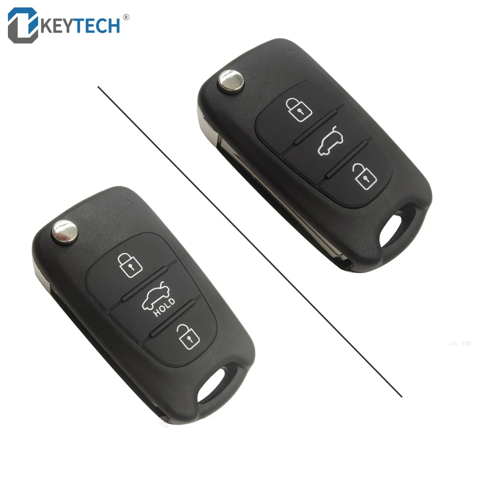 OkeyTech для Kia K2 K5 Sorento Sportage 3 кнопки раскладной складной пульт дистанционного